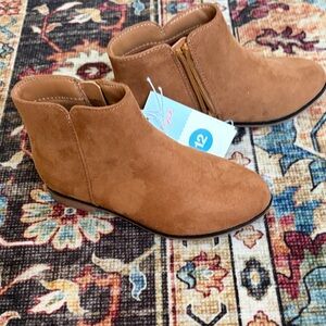 Cat & Jack Tan Suede Ankle Boots